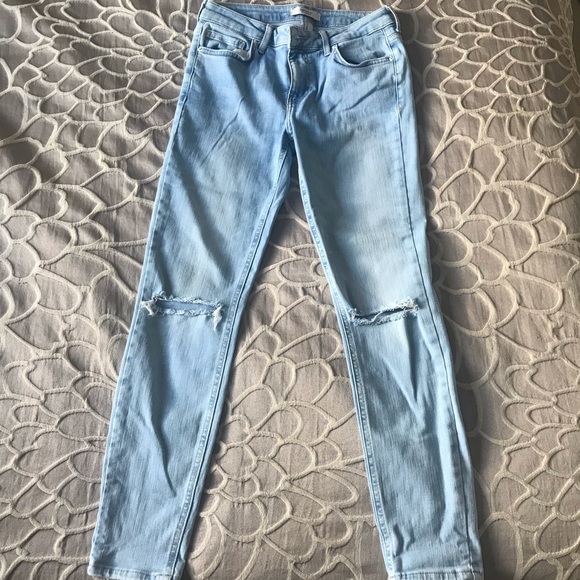 Light Denim Skinny Jeans - Picture 2 of 5